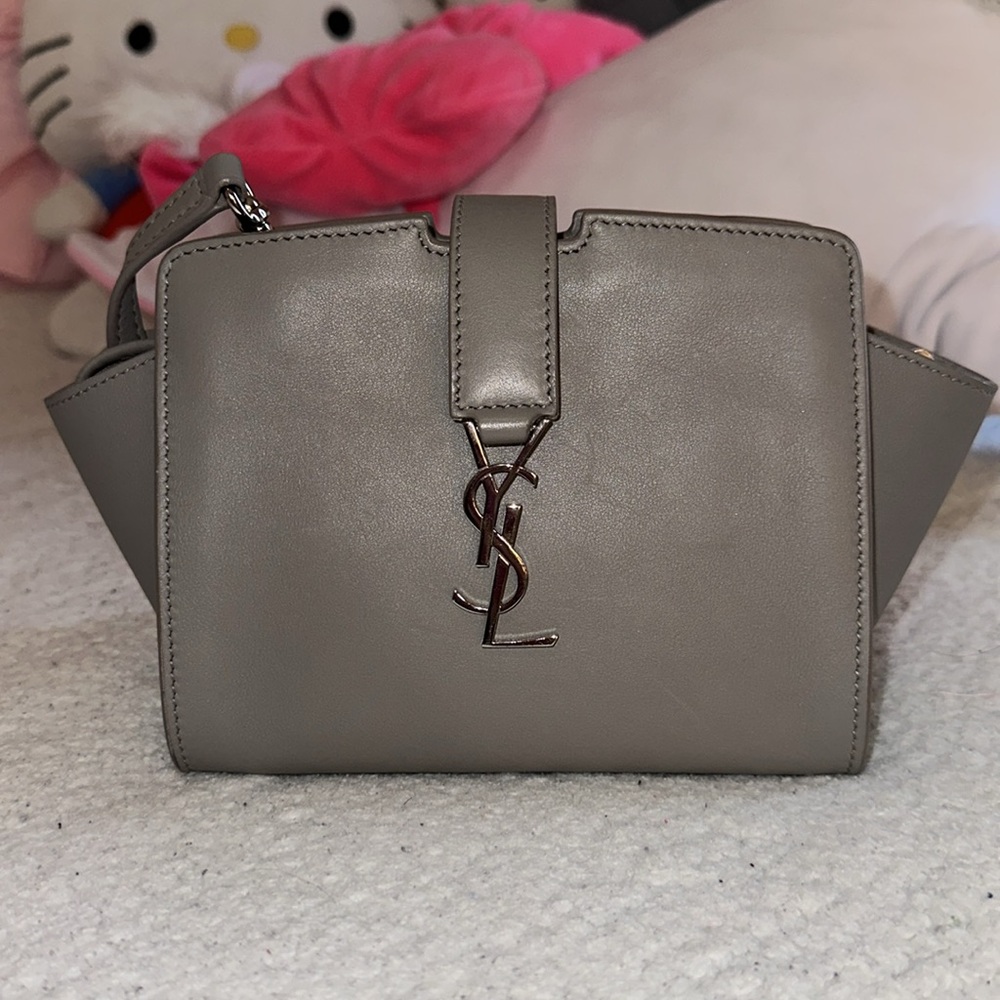 Authentic YSL Toy Mini Cabas Crossbody w/Detachable Strap